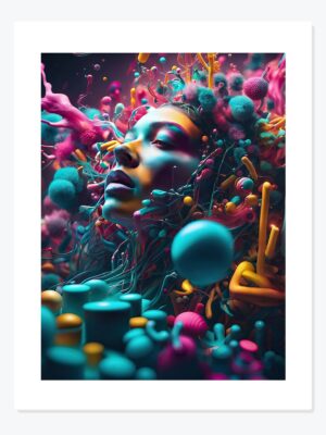 Tablou Bass Overload pentru livingroom