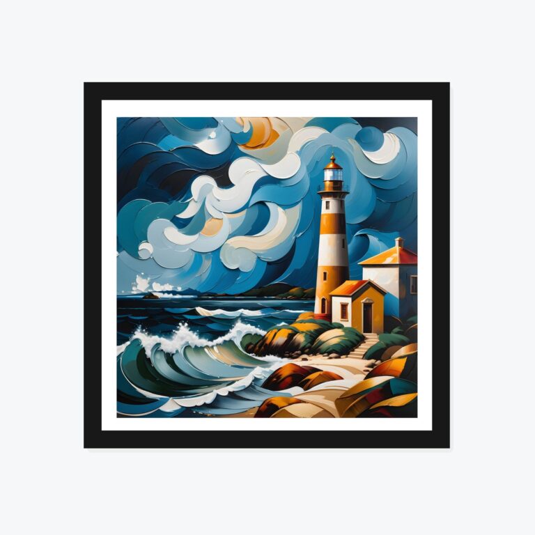 Tablou "Farul și Furtuna"