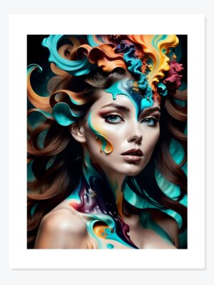 Tablou Fiica Focului pentru sufragerie