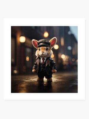 Tablou cu iepure pentru camera copiilor