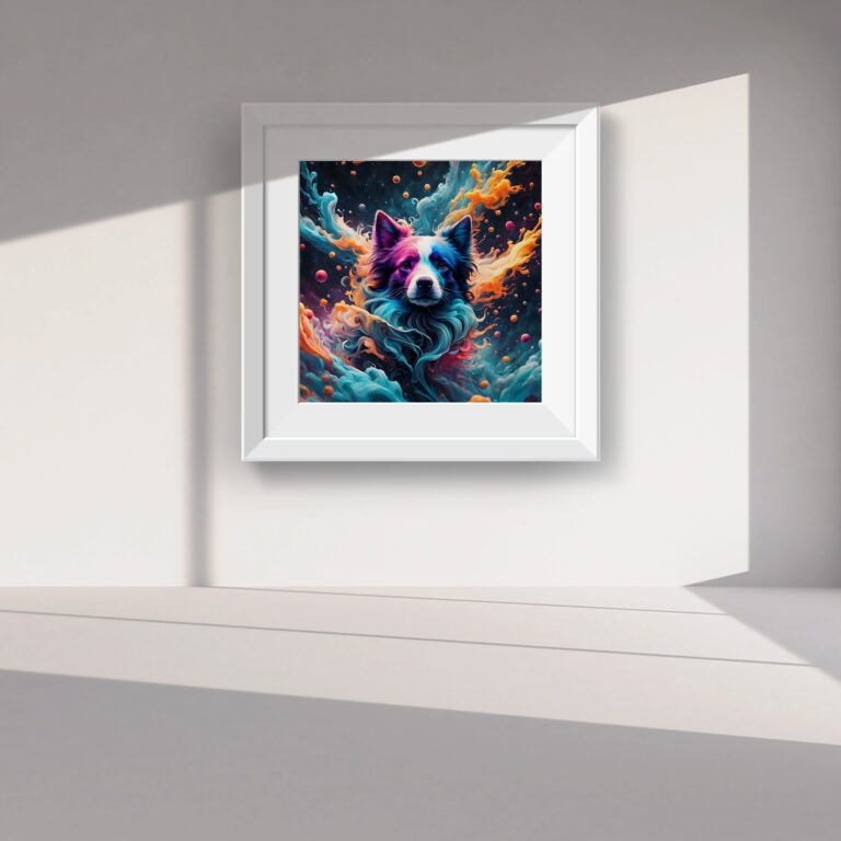 Tablou "Splash Nebula Dog"