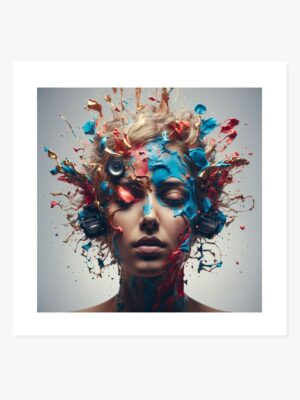 Tablou Sunete Usoare abstract