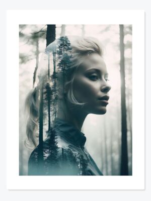 Tablou Ții Minte Pădurea dublă expunere