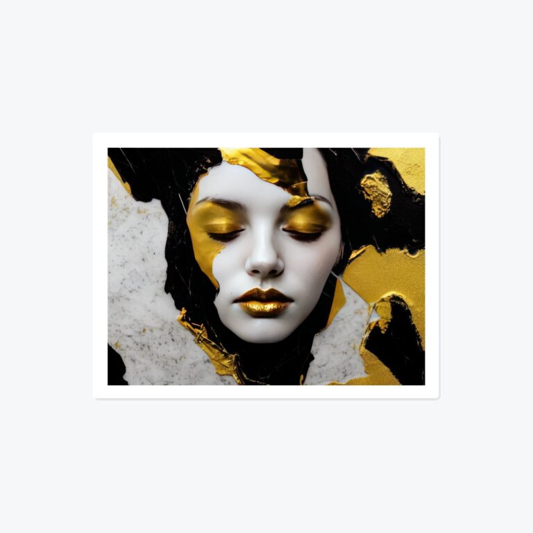 Tablou Tot Ce Este In Jurul Meu aur si marmura