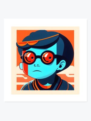 Tablou Tristețe in stil Pop Art