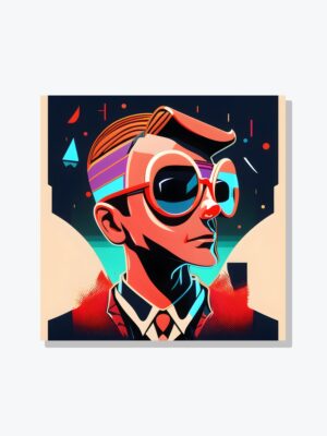 Tablou Vizionarul în stil Pop Art