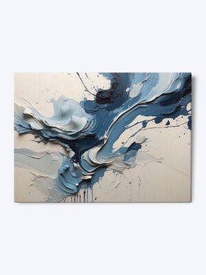 Tablou Tumult abstract in stil cuțit
