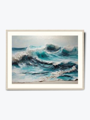 Tablou Valul Meu abstract texturat